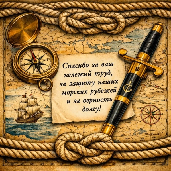 Красивые открытки на День ВМФ: 35 поздравлений в картинках