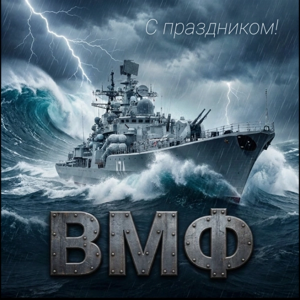 Красивые открытки на День ВМФ: 35 поздравлений в картинках