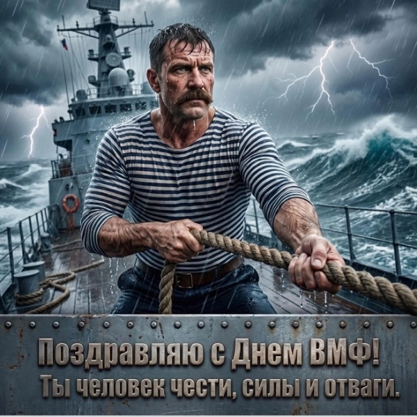 Красивые открытки на День ВМФ: 35 поздравлений в картинках