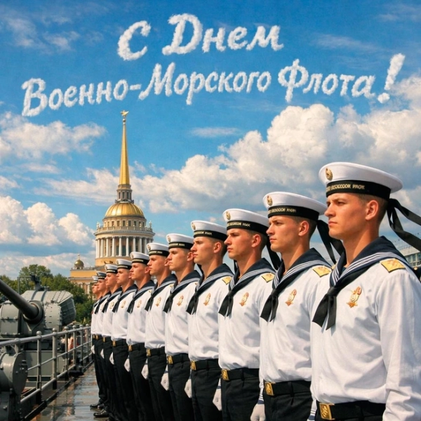 Красивые открытки на День ВМФ: 35 поздравлений в картинках