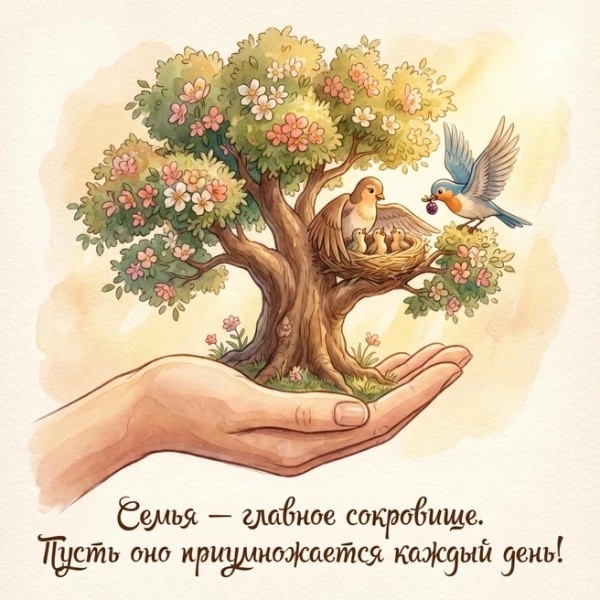 Открытки с Днем семьи, любви и верности: 30 нежных поздравлений для самых близких