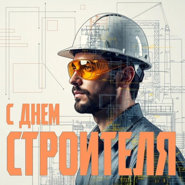 Открытки на День строителя: 20 красивых поздравлений в картинках