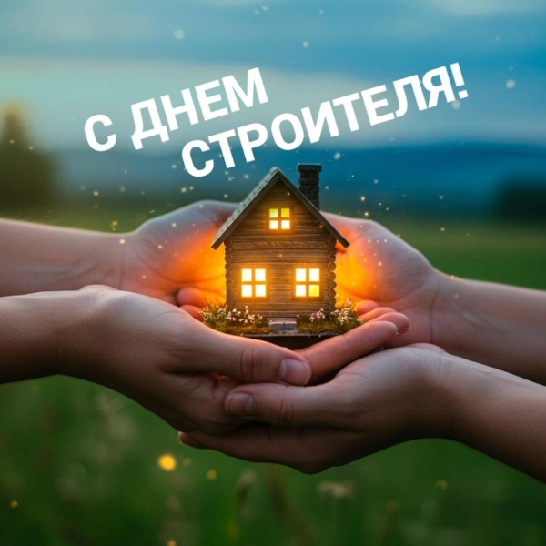 Открытки на День строителя: 20 красивых поздравлений в картинках